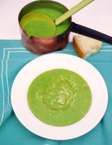 Courgette & basil soup:Gennaro's Family Favourites